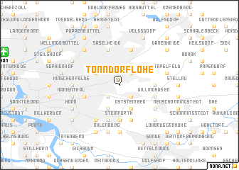 map of Tonndorf Lohe