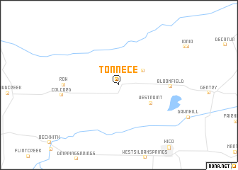 map of Tonnece