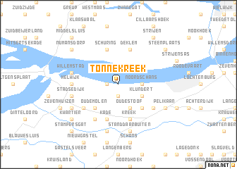 map of Tonnekreek
