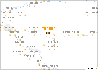 map of Tönner