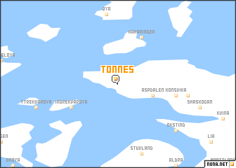 map of Tonnes