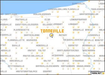 map of Tonneville