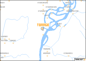 map of Tonnge