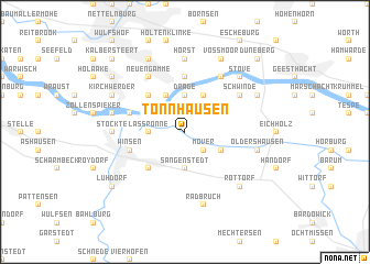 map of Tönnhausen