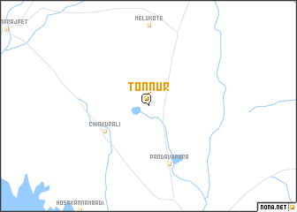 map of Tonnūr