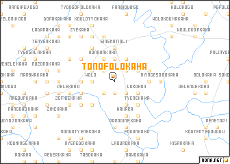 map of Tonofolokaha