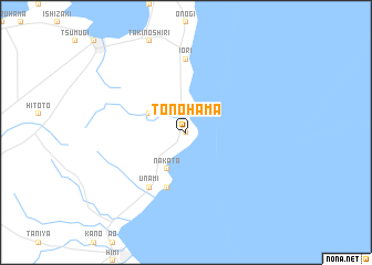 map of Tōnohama