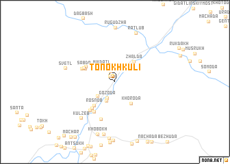 map of Tonokh-Kuli