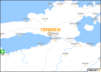 map of Tonomachi