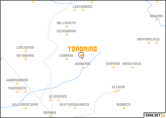 map of Tonomino