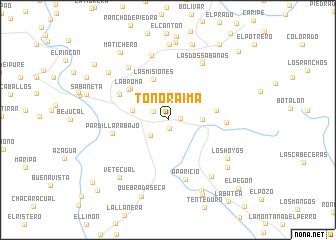 map of Tonoraima