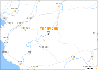 map of Tono-yama