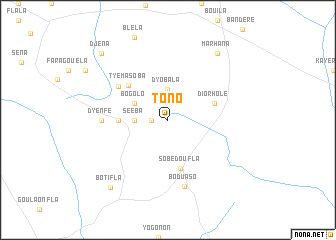 map of Tono