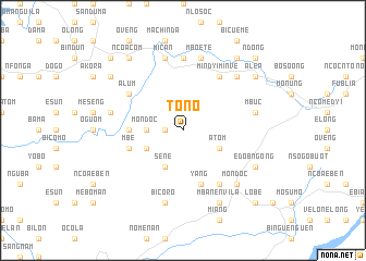 map of Tono