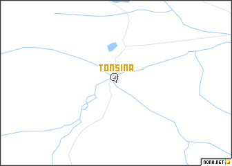 map of Tonsina