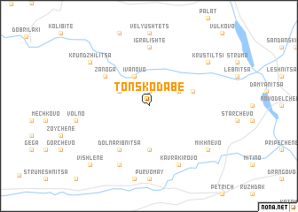 map of Tonsko Dabe