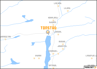 map of Tonstad