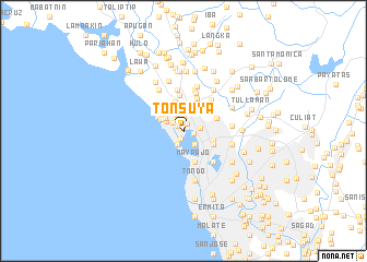 map of Tonsuya