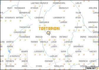 map of Ton-ta-pio-mi