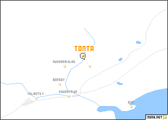 map of Tonta