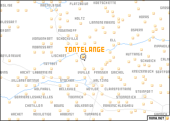 map of Tontelange