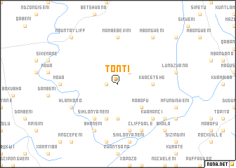 map of Tonti