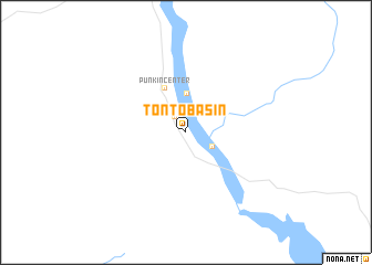 map of Tonto Basin