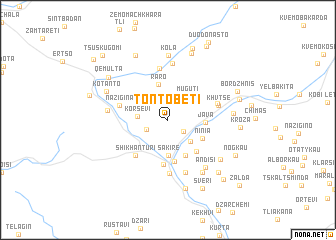 map of Tontobeti