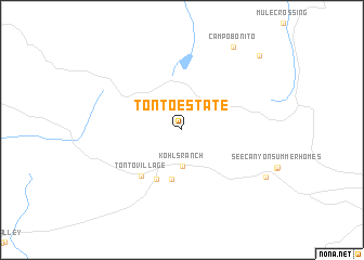 map of Tonto Estate