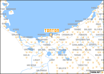 map of Tonton