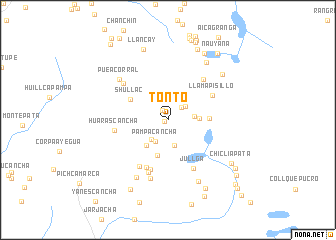 map of Tonto