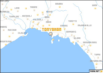 map of Tonyaman