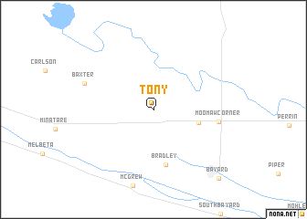 map of Tony