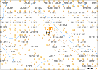 map of Tony