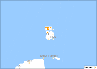 map of Ton