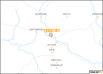 map of Toodyay