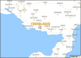 map of Toomalõuka