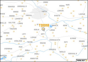 map of Tooma