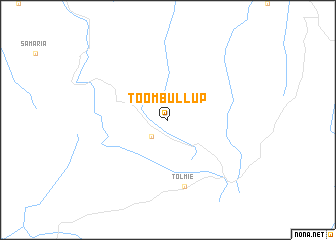 map of Toombullup