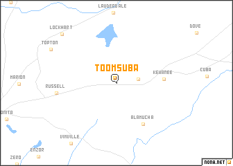 map of Toomsuba