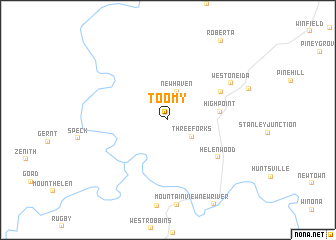 map of Toomy