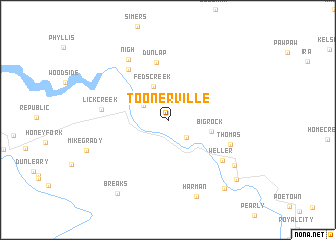 map of Toonerville