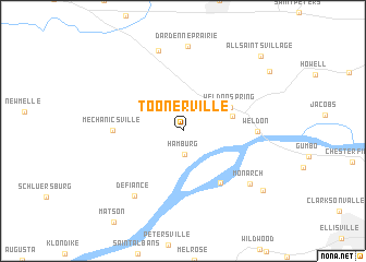 map of Toonerville