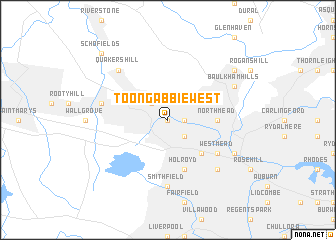 map of Toongabbie West