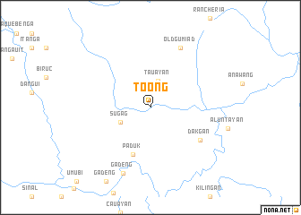 map of Toong