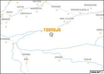 map of Toonoja