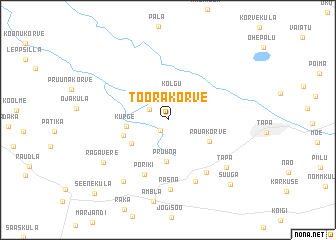 map of Tõõrakõrve