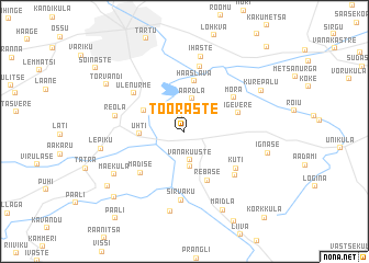 map of Tõõraste