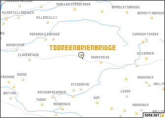 map of Tooreenbrien Bridge