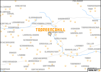 map of Tooreencahill